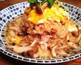 鶏めしの餡かけ和風オムライス作り方9写真