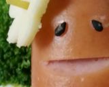 ソーセー人フラダンスする　一緒に作ろう～作り方7写真