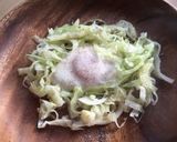 千切りキャベツの巣ごもり作り方5写真