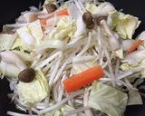 鶏団子 塩ちゃんこラーメン作り方2写真