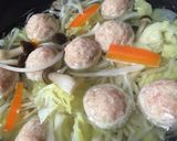 鶏団子 塩ちゃんこラーメン作り方3写真