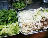 出汁旨味上品濃厚タラと沢山野菜ヘルシー鍋作り方4写真