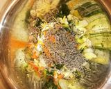 白菜と春菊の塩昆布和え作り方5写真