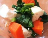 簡単☆豆腐でヘルシー温野菜サラダ作り方3写真
