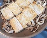 ズボラな♪豆腐ステーキ きのこ添え作り方4写真