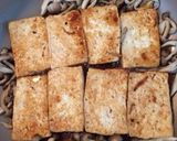 ズボラな♪豆腐ステーキ きのこ添え作り方5写真