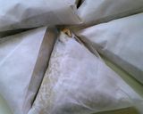 中華ちまき♪クッキングシートで△包み作り方7写真