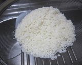 フライパンで♪海苔と塩昆布の和風パエリア作り方1写真