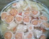 白菜と鶏団子のスープ作り方3写真