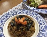フライパンで♪海苔と塩昆布の和風パエリア作り方12写真
