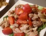 お肌つるりん♪鶏肉のフレッシュトマト炒め作り方6写真