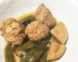 麩・鶏団子・たけのこの甘辛煮作り方6写真
