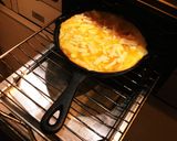 スキレットで簡単♪チーズはんぺんオムレツ作り方4写真