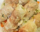 レンジだけ♪豚しゃぶ肉のじゃが巻き♡作り方4写真