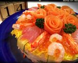 ☆簡単で豪華なちらし寿司ケーキ☆作り方10写真