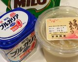 ヨーグルト&甘酒&ミロ→デザートもどき作り方1写真