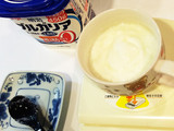ヨーグルト&甘酒&ミロ→デザートもどき