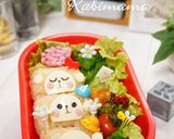 ✿俵おにぎりde可愛いおさるのお弁当✿作り方5写真