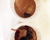 マシュマロ入り♡生チョコ風蒸しケーキ作り方3写真