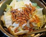 白菜と干し海老の煮物作り方3写真