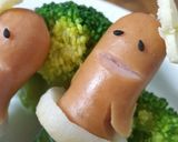 ソーセー人フラダンスする　一緒に作ろう～作り方8写真
