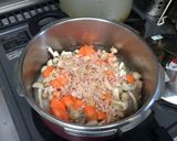 圧力鍋で時短！しめじとツナの炊き込み御飯作り方3写真
