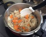 圧力鍋で時短！しめじとツナの炊き込み御飯作り方5写真