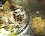 たっぷり舞茸の炊き込みご飯！作り方1写真