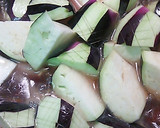 ナスと鶏モモの治部煮からお蕎麦作り方4写真