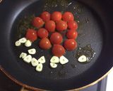ルッコラのシンプルパスタ作り方3写真