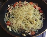 ルッコラのシンプルパスタ作り方5写真