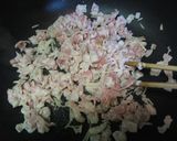 豚肉と卵で簡単鶏ガラ炒め！作り方3写真