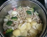 お肉ゴロゴロ鶏胸でビーフシチュー作り方6写真