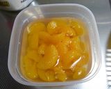 3分、鍋いらずで超カンタン！フルーツ寒天作り方3写真