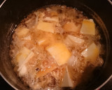 簡単！豆腐の卵とじすき焼き風味作り方4写真