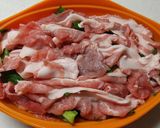 手間なし！小松菜と豚肉のポン酢和え作り方2写真