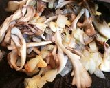 きんぴらリメイク♪根菜と鶏肉の和風パスタ作り方4写真