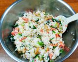 ん～旨い！鮭と小松菜の混ぜご飯！作り方4写真