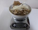 本当簡単！きのこの炊き込みご飯☆めんつゆ作り方3写真