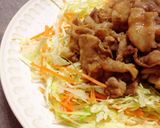 生姜焼き＊シャキシャキ野菜を添えて作り方5写真