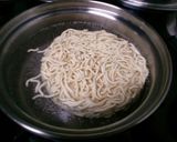 野菜餡掛け塩→辛味噌ラーメン(袋麺)作り方2写真