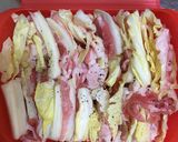 【ルクエで作る】豚肉と白菜の重ね蒸し作り方1写真