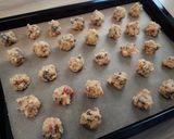 チョコとドライ苺のドロップクッキー☆作り方9写真