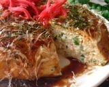 豆腐&卵のドーム型ヘルシーお好み焼き♡作り方10写真