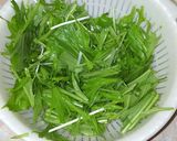 簡単❗水菜バリバリ、キムチサラダ作り方2写真
