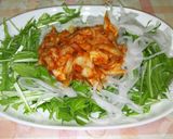 簡単❗水菜バリバリ、キムチサラダ作り方3写真