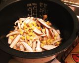 炊飯器で簡単！お餅でもちもち中華風おこわ作り方5写真