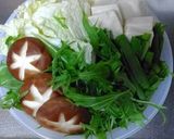 くるくる肉巻き味噌キムチ鍋作り方1写真