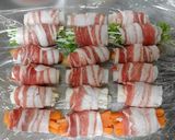 くるくる肉巻き味噌キムチ鍋作り方3写真