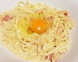 一人分 味噌カルボナーラうどん作り方5写真